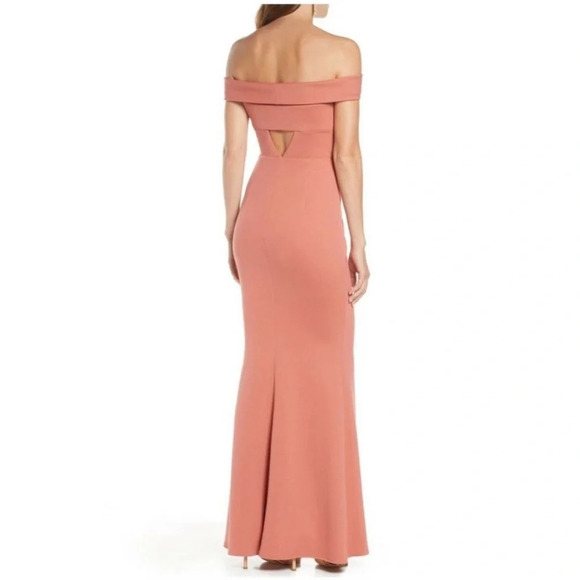 Katie May Dress Legacy Cut Out Off Shoulder Bridesmaid Maxi Size S NWT - Picture 5 of 16